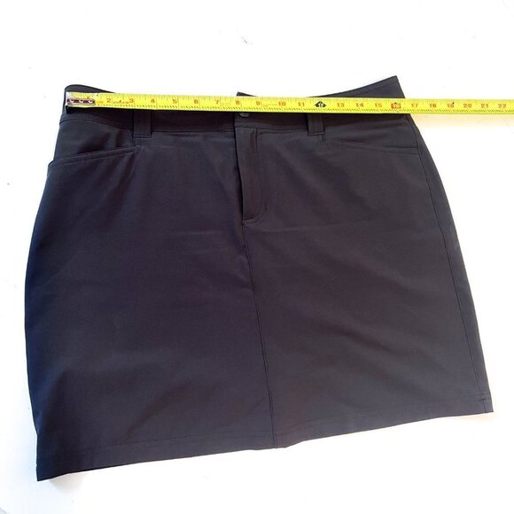 Eddie Bauer Women's Adventurer 2.0 Skort Size 8 Dark Smoke UPF - Picture 8 of 12